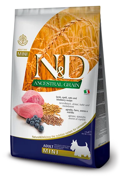 ND ANCESTRAL CANINE CORDEIRO ADULT MINI * 2.5KG