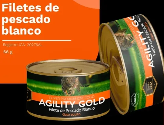 AGILITY GOLD FILETE DE PESCADO * 66GR